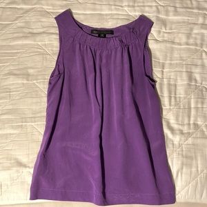 Marc by Marc Jacobs purple silk tank shell top size small EUC